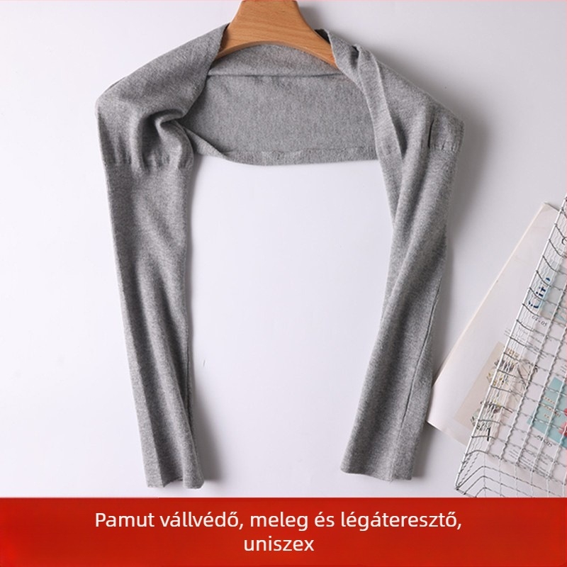 Vékony pamut vállpárna tavasz-nyárra, nyak- és vállvédelmet, meleg alvást klímás szobában.