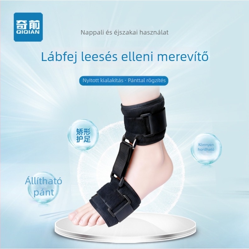 Gyerekeknek szóló bokaortézis rögzítőpánttal, ívtámogatással és plantar fascia védővel