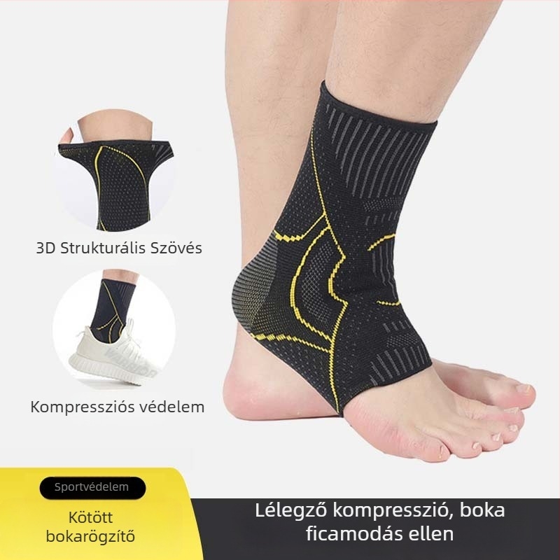 Kötött bokaortézis kosárlabda, hegymászás, futball és kerékpározás számára – kompressziós védelem a rándulás ellen