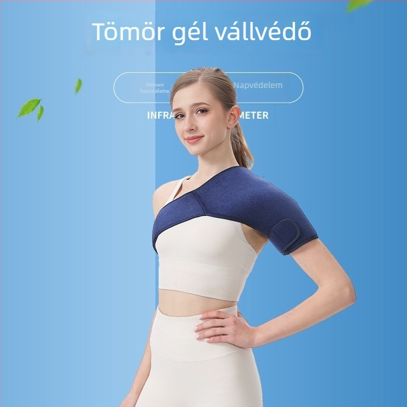 Uniszex szilárd gél hideg- és melegkompressziós vállvédő — vállízületi fájdalom enyhítésére, gél védőfelszerelés