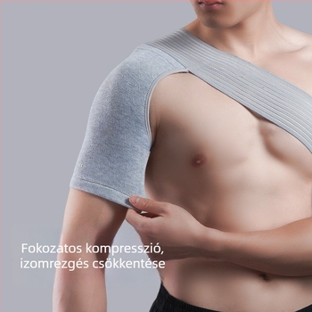 Vállízületi stabilizáló vállvédő, meleg váll- és nyakszupport, diszlokáció elleni, kifejezetten tollaslabdához, uniszex
