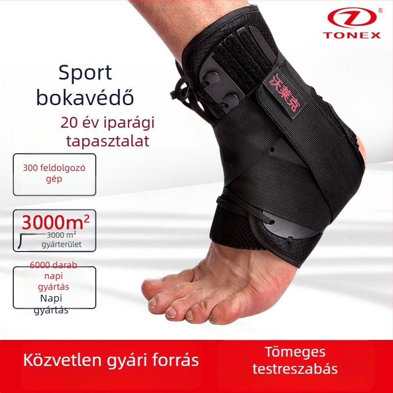 Tonex légáteresztő boka védő – kompressziós boka támasz futáshoz, túrázáshoz és sportokhoz