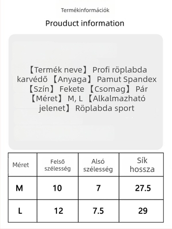 Volejbal kar-, könyök- és csuklóvédő — férfiaknak és nőknek, légáteresztő edzésre