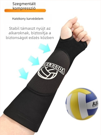 Volejbal kar-, könyök- és csuklóvédő — férfiaknak és nőknek, légáteresztő edzésre