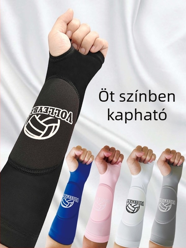 Volejbal kar-, könyök- és csuklóvédő — férfiaknak és nőknek, légáteresztő edzésre