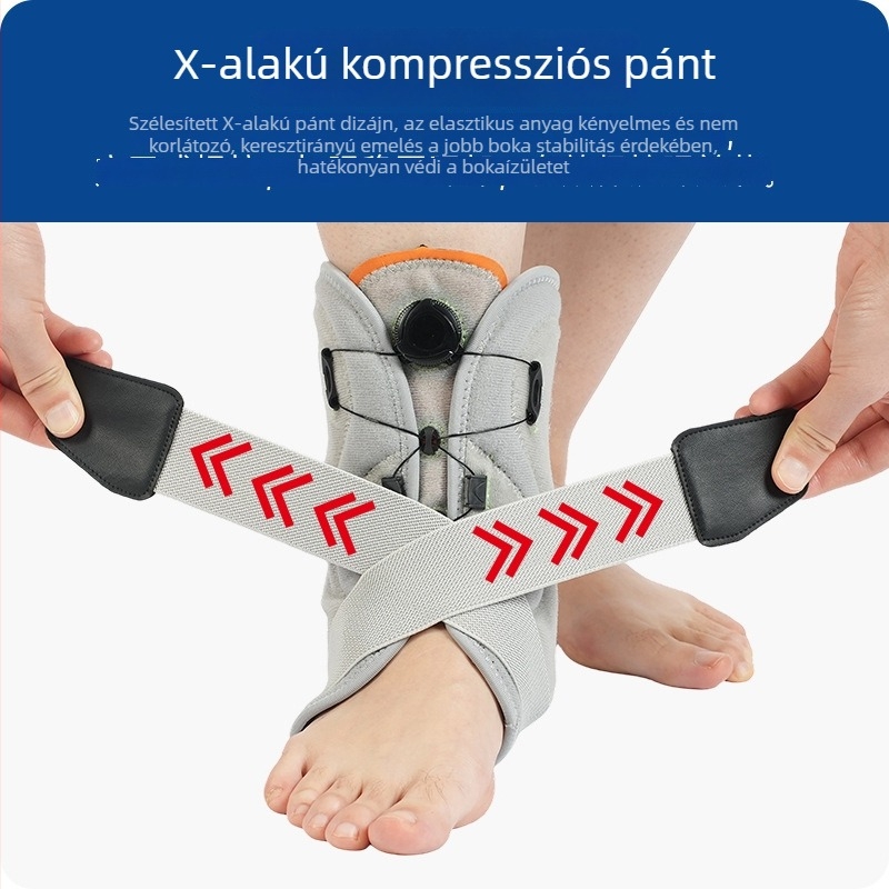 Bokafixáló sín törés és ficam esetén, védő támogatás, állítható, spandex anyag