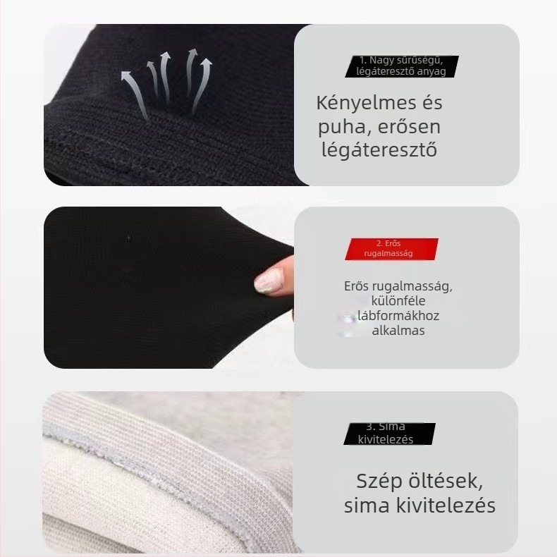 Kötött bambuszszén bokaortézis spandex-szel, lélegző, férfiaknak és nőknek, kosárlabda és futballhoz
