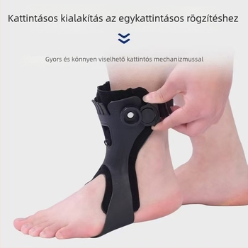 Foot Drop ortézis valgus korrigációval és bokatámasztással – felnőtteknek
