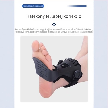 Foot Drop ortézis valgus korrigációval és bokatámasztással – felnőtteknek
