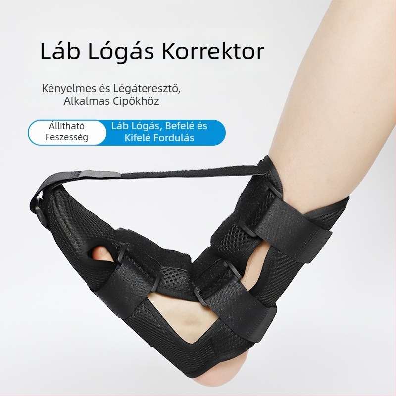 Légáteresztő, állítható bokapánt Velcro-zárással a láb védelmére