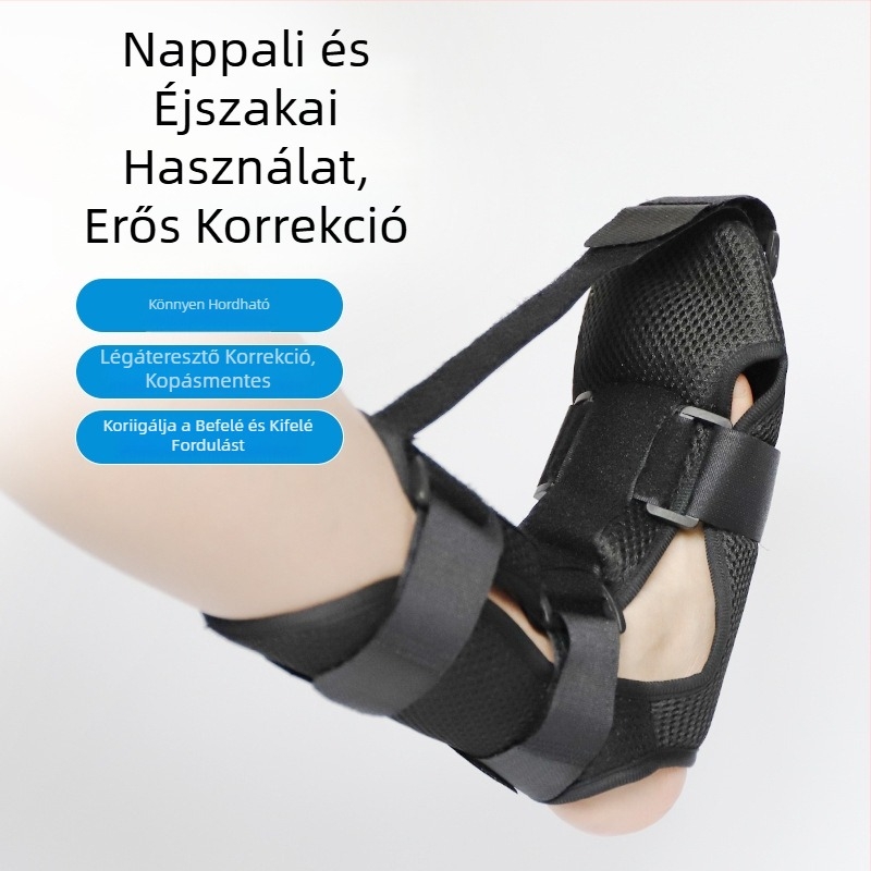 Légáteresztő, állítható bokapánt Velcro-zárással a láb védelmére