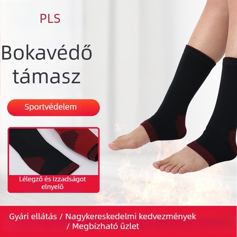 Nylon bokaortézis nőknek és férfiaknak, vádli- és bokatámasz, kosárlabda bokavédő, valgus boka-támogatás