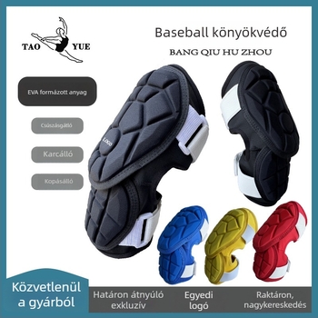Taktikai könyökvédők baseballhoz és softballhoz, EVA habból készült védelem, dupla részes könyökvédők