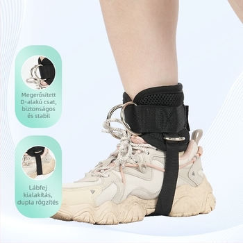 Bokaszíj ellenállás-szalaggal a láb- és farizmok edzéséhez, jóga és fitnesz