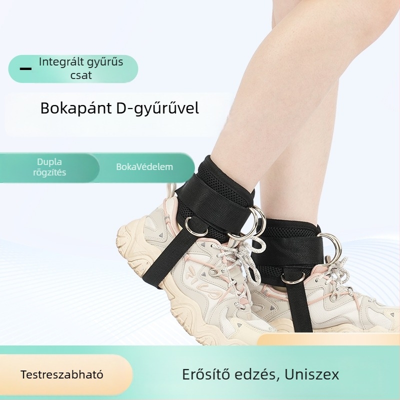 Bokaszíj ellenállás-szalaggal a láb- és farizmok edzéséhez, jóga és fitnesz