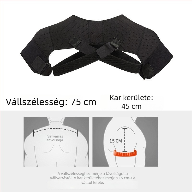 Légáteresztő felnőtt sport vállöv, állítható nyomású, dupla keresztpántos kialakítás