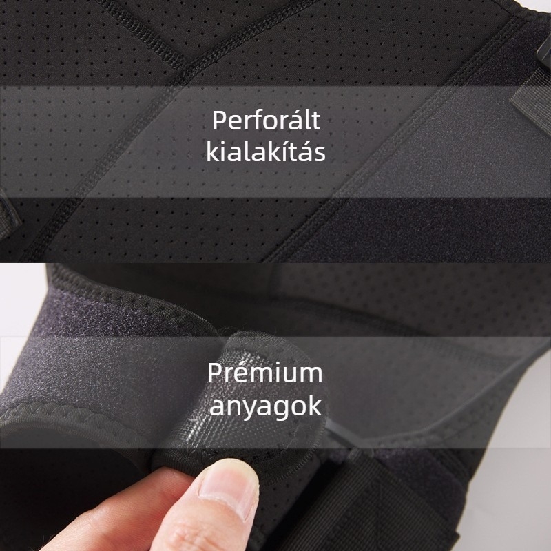 Légáteresztő felnőtt sport vállöv, állítható nyomású, dupla keresztpántos kialakítás