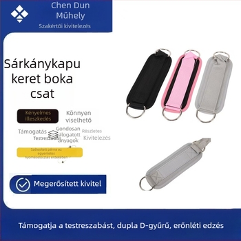 Két D-gyűrűs bokaheveder láb- és csípő edzéshez