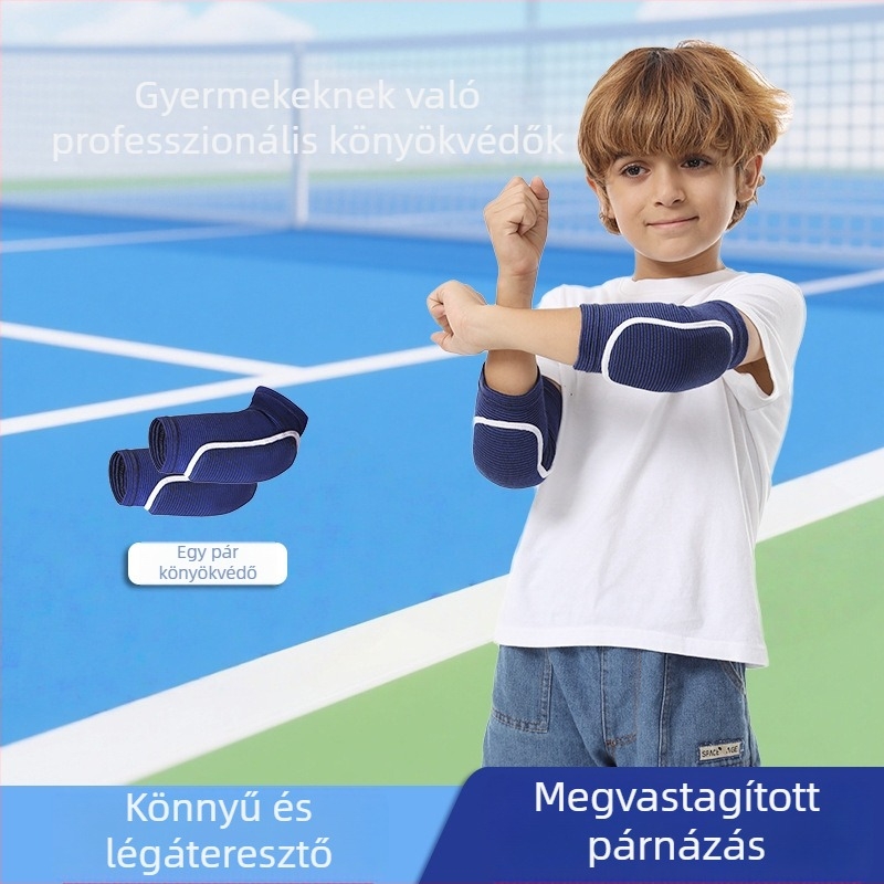 Könyök- és térdvédő készlet habpárnázással, felnőtteknek és gyerekeknek, kerékpárhoz, kosárlabdához, badmintonhoz és hoverboardhoz