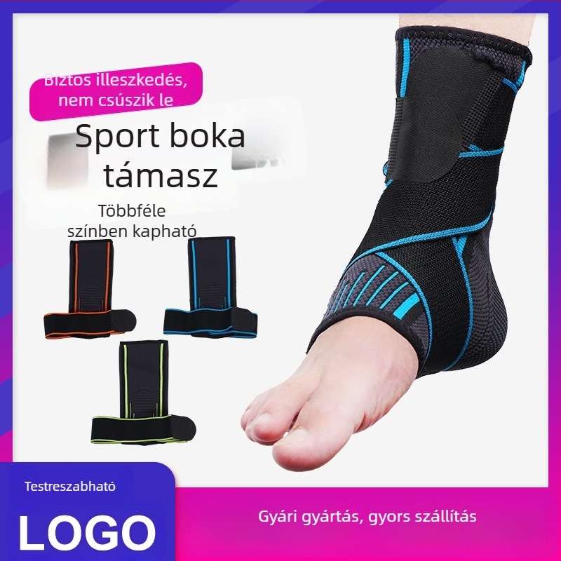 Kötött nyomásos bokaortézis sporthoz és edzéshez, alkalmas futásra, kosárlabdára és hegymászatra, testreszabható