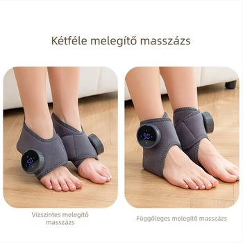 Elektromos boka melegítő és talpmasszírozó készülék rezgéssel