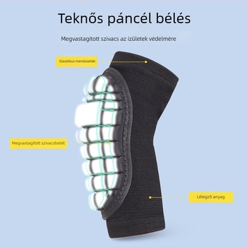 Taktikai mászásra tervezett térd- és könyökvédők készlet, katonai kiképzéshez illeszkedő karvédők, beépített vastagabb védőkkel, teljes készlet