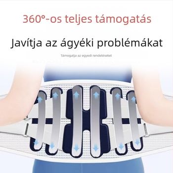 Vékony derekas támasztó öv megerősített acéllemezekkel, légáteresztő, fáradtság enyhítése, férfiak és nők számára
