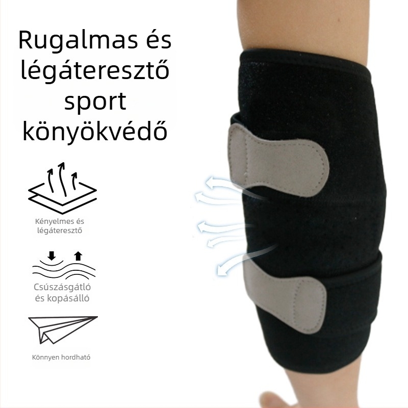 Könyökvédők és sportos karvédők, ízületvédő felszerelés, pántok fekvenyomáshoz, futball, kosárlabda és röplabda számára