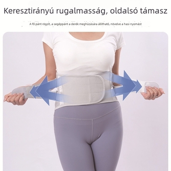 Ágyéki gerincsérvre tervezett deréköv, sportos deréköv, hőnyomásos derék támogatás, fájdalomcsillapítás és gerinc stabilizálás