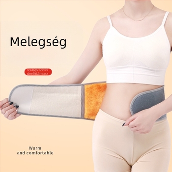 Flísz béléses derékvédő öv, vastagabb kialakítás, melegíti a derekat idős használatra őszi–téli szezonban, férfiak és nők
