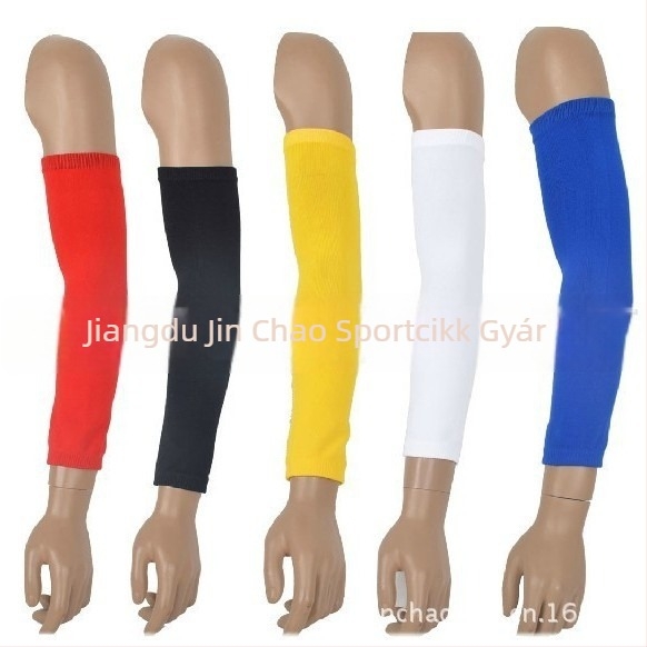 Hosszabb nylon kosárlabda könyökvédő hímzett logóval