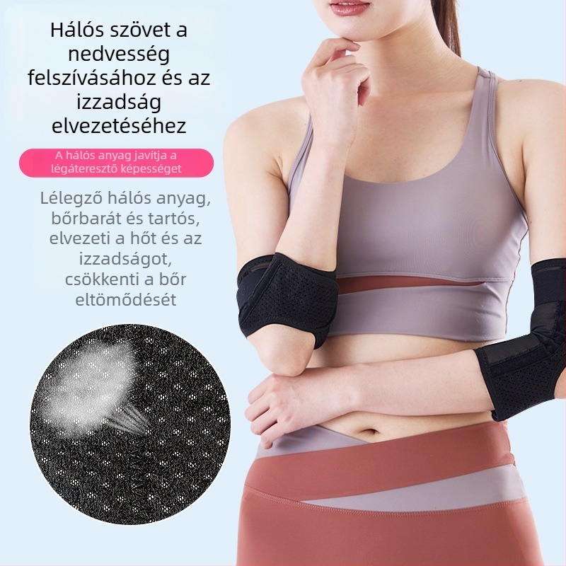 Légáteresztő könyökvédő karvédő tenisze és röplabdára — női sportkarrvédő, ízületvédő