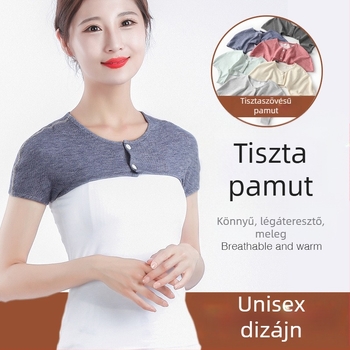 100% pamut váll- és nyak támasztó sál alváshoz, uniszex, szülés utáni, könnyű nyári meleg a vállaknak