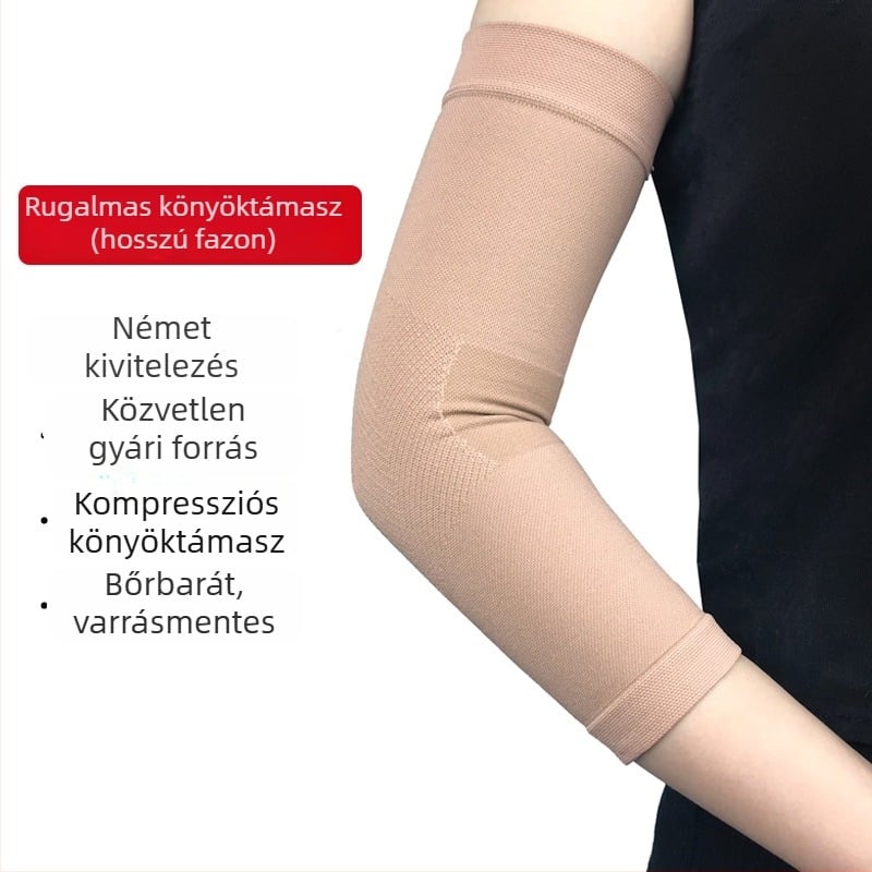 Orvosi minőségű kompressziós kar-szár, könyöknél és csuklónál védő, hegfedő és meleg hosszú modell