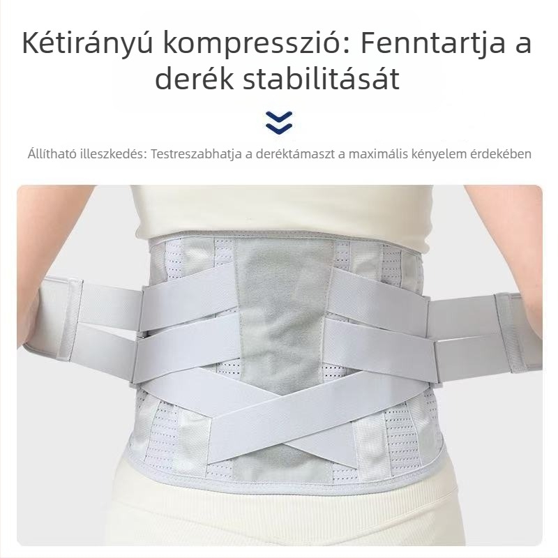 Orvosi derék támasztó öv a lumbális diszkomforthoz és izomfeszülés elleni védelemhez, kényelmes deréktámasz