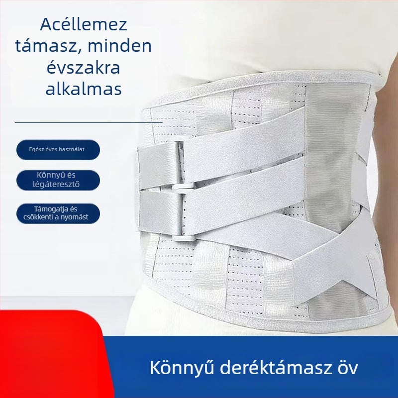 Orvosi derék támasztó öv a lumbális diszkomforthoz és izomfeszülés elleni védelemhez, kényelmes deréktámasz