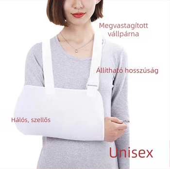 Légáteresztő alkari- és felkarortézis váll- és könyöktámaszokkal