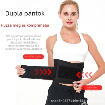 Derék-támasztó öv sporthoz és szabadtéri tevékenységekhez, posztpartum hasi támasz, uniszex fitneszöv