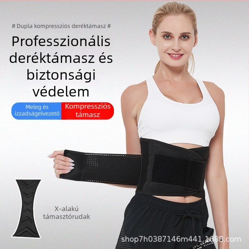 Derék-támasztó öv sporthoz és szabadtéri tevékenységekhez, posztpartum hasi támasz, uniszex fitneszöv