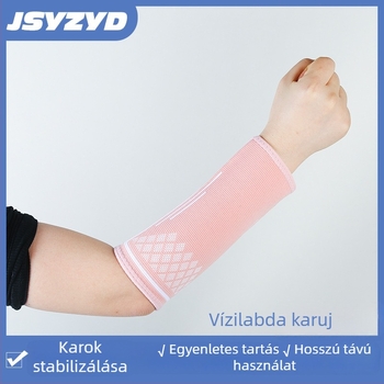 Röplabdához hosszított csuklóvédők, nylon kötött, meleg, könyökvédő