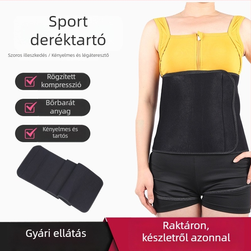 Futás és edzéshez derekat támasztó öv, kültéri edzésekhez