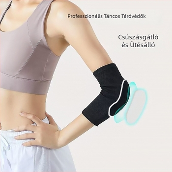 Fubu szivacsból készült könyökvédő – univerzális könyökvédő tánchoz, röplabdához, görkorizáshoz, kerékpározáshoz és fitneszhez