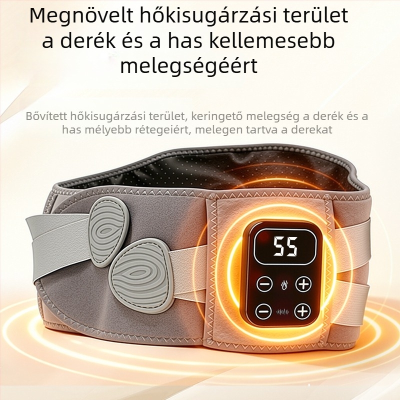 Intelligens fűtőmasszázs deréktámasz mugwort melegítő kompresszióval derékfájdalomra