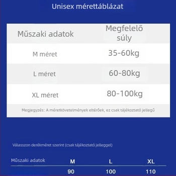 Dupla kompressziós derék támasz 1.0