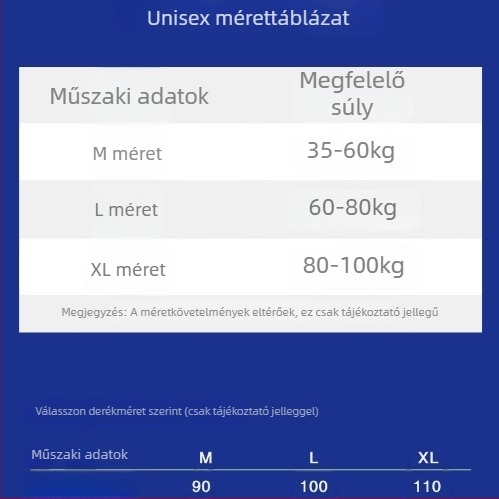 Dupla kompressziós derék támasz 1.0