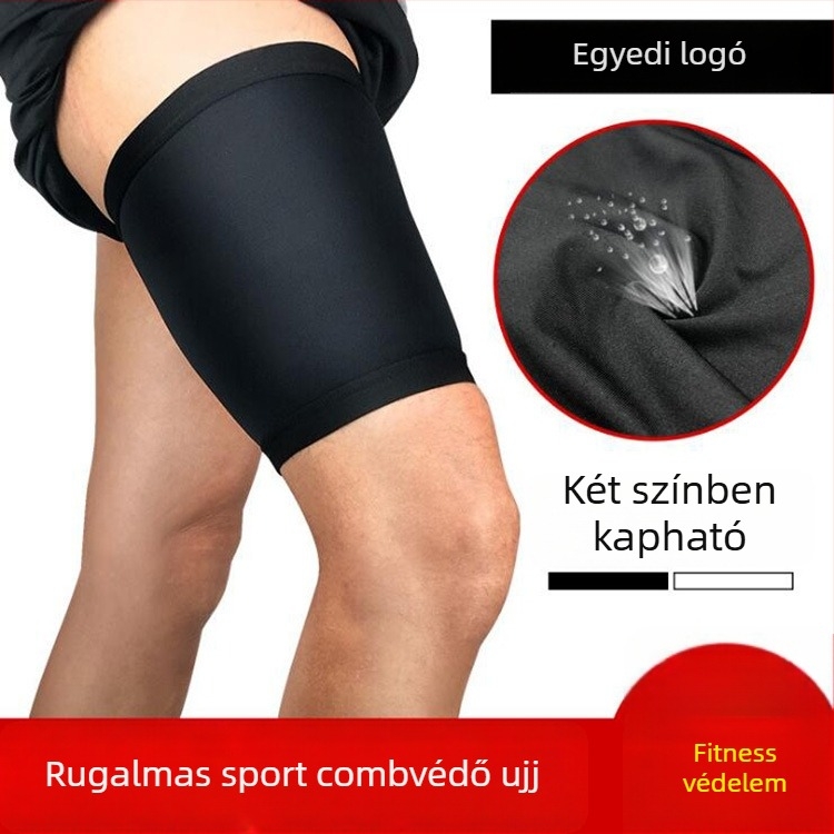 Uniszex kompressziós combvédő, kosárlabda, foci és futás számára, melegítő hatás és izomhúzódás elleni védelem HDT001