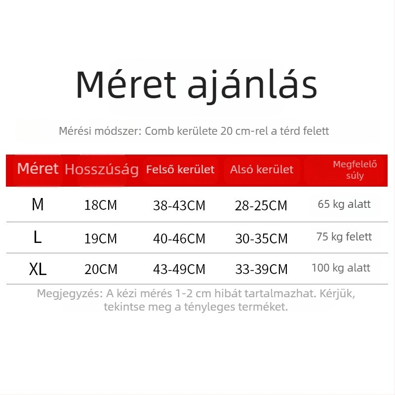 Uniszex kompressziós combvédő, kosárlabda, foci és futás számára, melegítő hatás és izomhúzódás elleni védelem HDT001