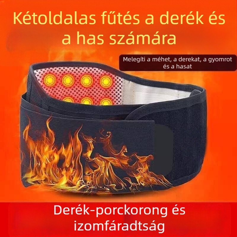 Turmalin önmelegítő deréköv sportvédővel, meleg és lélegző mágneses terápia deréköv középkorúak és idősek számára