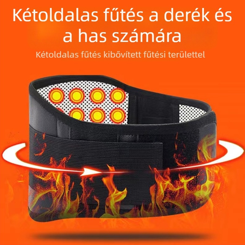 Turmalin önmelegítő deréköv sportvédővel, meleg és lélegző mágneses terápia deréköv középkorúak és idősek számára