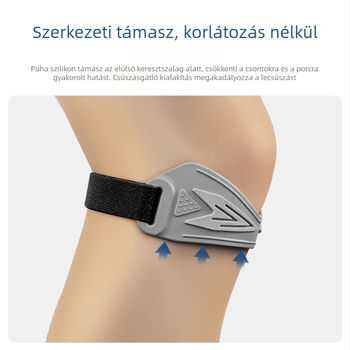 Új kültéri sport patella szalag futáshoz és kerékpározáshoz, térd támogatás ütéscsillapítóval, állítható